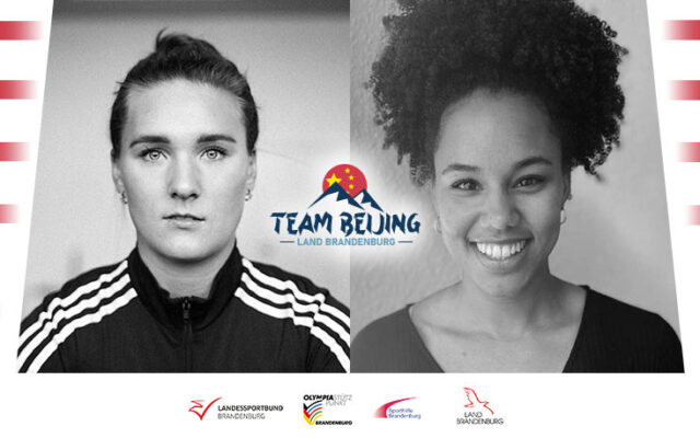 Lisa Marie Buckwitz und Deborah Levi bei den olympischen Winterspielen in Peking