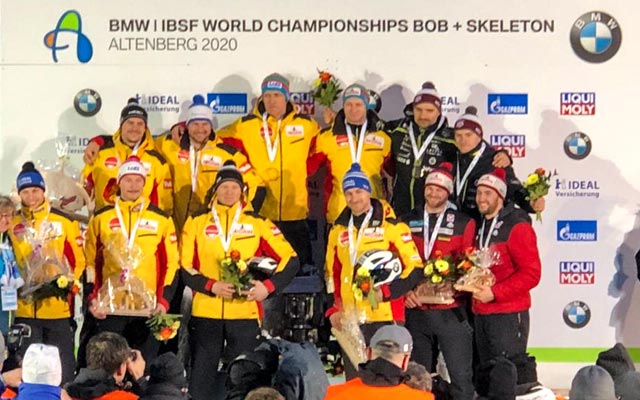 Eric Franke bei der Weltmeisterschaft in Altenberg